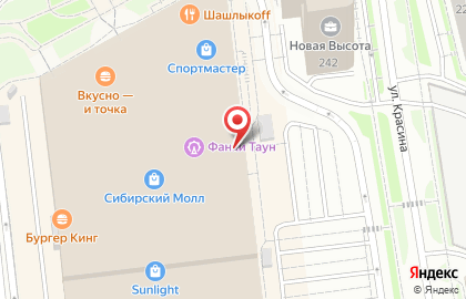 Салон связи Связной в Дзержинском районе на карте