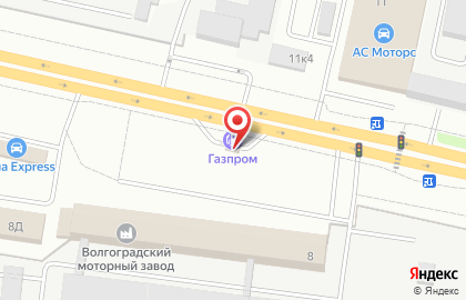 СТО Газпром в Дзержинском районе на карте