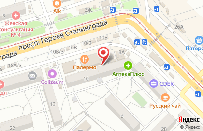 Цветочный магазин в Волгограде на карте