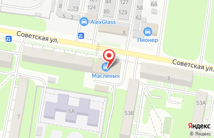 Автомагазин-мастерская Масленыч на Советской улице на карте