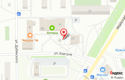 Магазин Продукты в Левобережном районе на карте