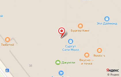 Салон сотовой связи МегаФон на Югорском тракте на карте
