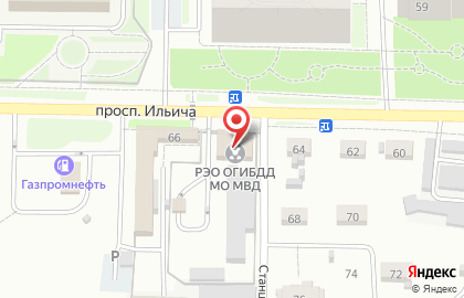 Такси Форсаж на проспекте Ильича на карте