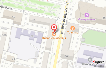 Парикмахерская Счастье в Белгороде на карте