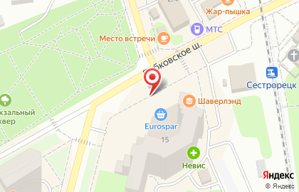 Мастерская по ремонту часов и мобильных телефонов в Петродворцовом районе на карте