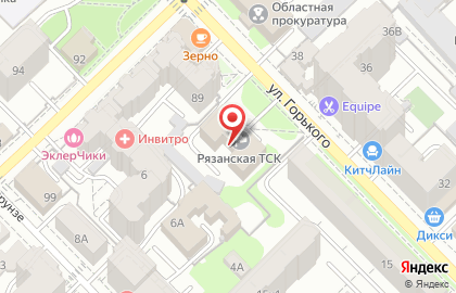 "ГЛАВКОМ" центр недвижимости на улице Горького на карте