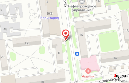 Киоск по продаже печатной продукции Пресса на улице Анциферова на карте