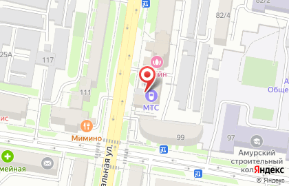 Салон продаж МТС на Театральной улице на карте