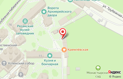 Сувенирная лавка в Рязани на карте