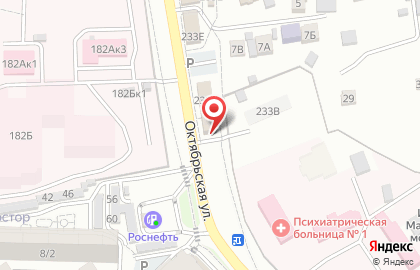 Автомойка на Октябрьской, 233Б на карте