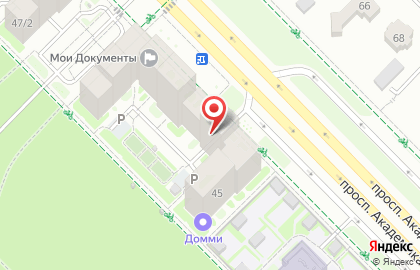 Студия английского языка Британика на проспекте Академика Сахарова на карте