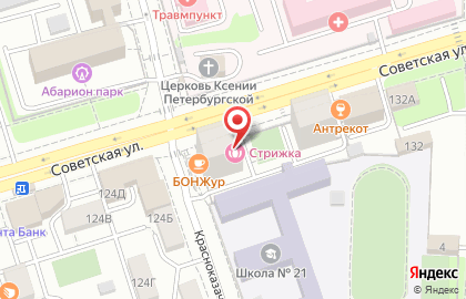 ОАО Банк ОТКРЫТИЕ на Советской улице на карте