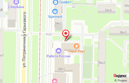 Салон-парикмахерская Азалия на улице Пограничника Гарькавого на карте
