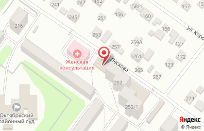 Парикмахерская Наташа в Октябрьском районе на карте