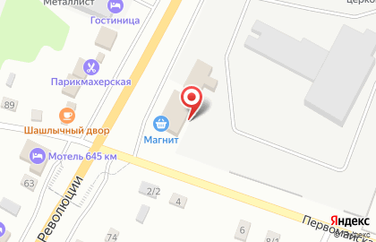 Супермаркет Магнит на проспекте Революции на карте