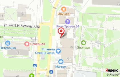Магазин разливного пива Beer Garden в Ленинском районе на карте
