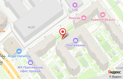 Летняя терраса на улице Александра Матросова на карте