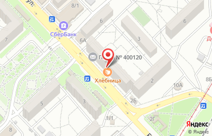 Пекарня Хлебница в Волгограде на карте