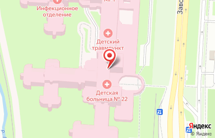 Фора в Заводском переулке на карте