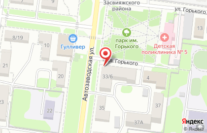Магазин хозяйственных товаров и сантехники Светлана на Автозаводской улице на карте
