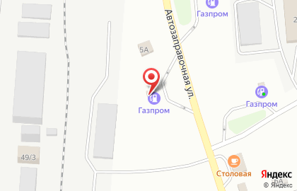 АЗС Газпром в Астрахани на карте