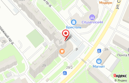 Магазин разливного пива КраN в Костроме на карте
