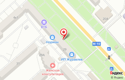 Фирменный магазин Великолукский мясокомбинат на проспекте Ленина на карте