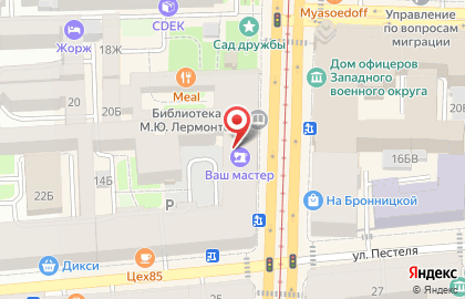 Галантис на карте