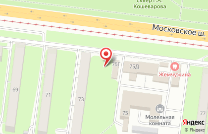 Лидер на Московском шоссе на карте