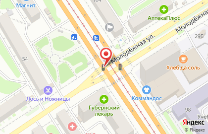 Железнодорожная больница ст. Барнаул на карте