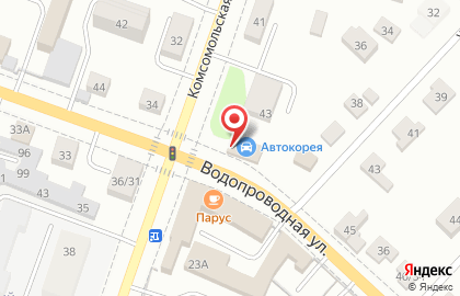 Магазин автозапчастей для КАМАЗ Автосила на Водопроводной улице на карте