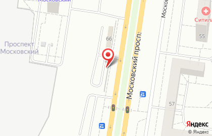 Автостоянка на Московском проспекте, 66а на карте