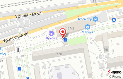 Мини-маркет Пив & Ко на Уральской на карте