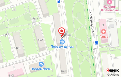 Продуктовый магазин в Москве на карте