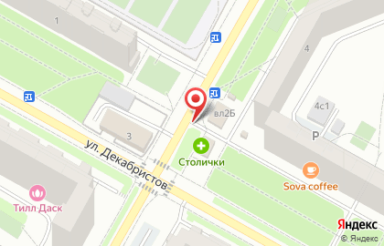 Мясной магазин, ИП Семенов А.В. на карте