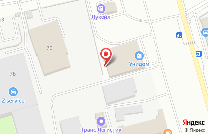 Гипермаркет Унидом в Советском районе на карте