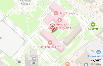 Бюро медико-социальной экспертизы, ФКУ на площади Маршала Жукова на карте