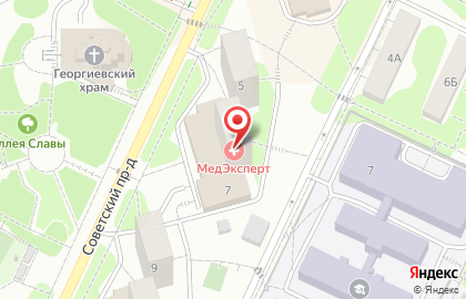 Медицинский центр МРТ МедЭксперт на карте