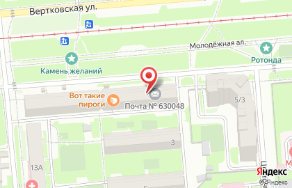 Почта Банк в Новосибирске на карте