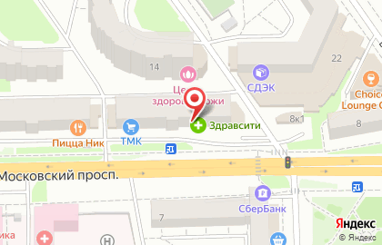 Аптека Озерки на Московском проспекте на карте
