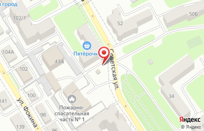 Цветочный магазин Flower House в Советском районе на карте