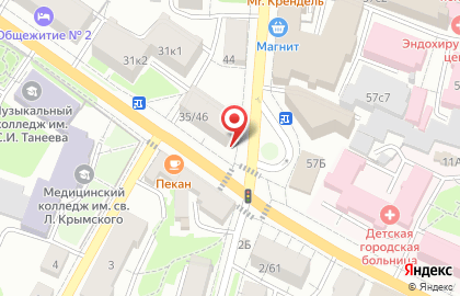 Компания Планета Цветов на улице Луначарского на карте
