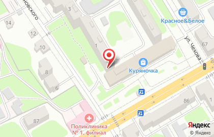 Торгово-производственная компания Окна Черноземья на улице Павлуновского на карте