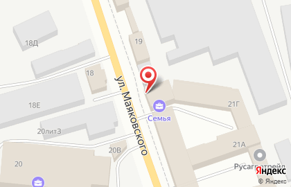 Магазин автозапчастей Легион ЗИП на улице Маяковского на карте
