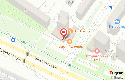 Торгово-производственная компания Мапеи на Широтной улице на карте