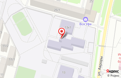 Лицей №5 в Уфе на карте