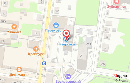 Супермаркет Пятёрочка в Москве на карте