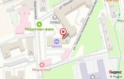 Торговая компания Тенториум на улице Подполковника Иванникова на карте