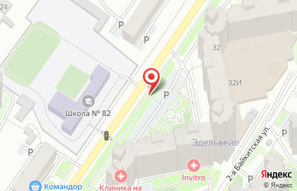 Рекламные щиты (6*3), Октябрьский район, Ориентир-М на улице Академика Киренского на карте