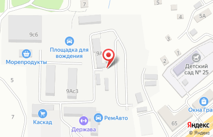 Гранитная мастерская Рельеф на карте